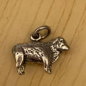 925 Sheep Sterling Silver Jewelry Charm